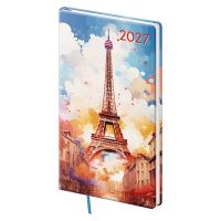 Týdenní kapesní diář A6 Vario Lyra Paris 2027