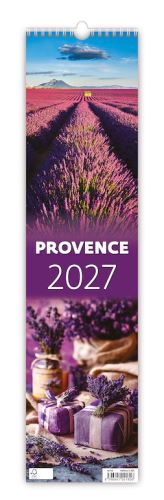 Nástěnný kalendář - Provence 2027 (vázanka, kalendář s levandulí