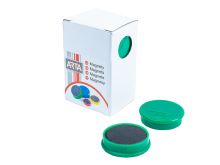 Magnety Arta průměr 30mm, zelené, 10ks (1)