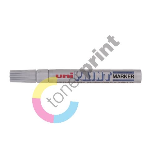 Uni Paint Medium lakový popisovač PX-20, 2,2-2,8 mm, stříbrný 1