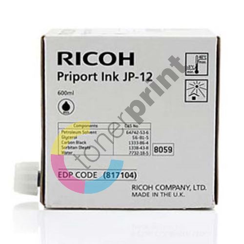 Cartridge Ricoh 817104, black, originál 1