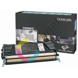 Toner Lexmark C530, C5200KS, černá, originál 1