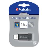 Verbatim 16GB Store&#39;n&#39;Go Pinstripe, USB 2.0, 49063, černá