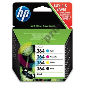 Inkoustová cartridge HP N9J73AE, PhotoSmart C5324, C5370, CMYK, No.364, originál