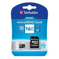 Verbatim 16GB Micro SDHC, micro SDHC, 44082, Class 10, pro archivaci dat