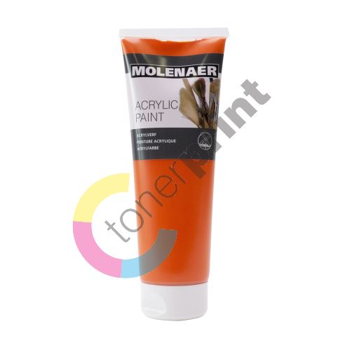 Molenaer akrylová barva 250 ml, oranžová 1