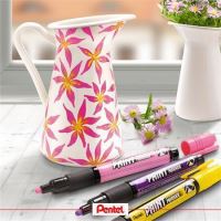 Popisovač lakový Pentel MMP20 Paint Marker, žlutý (3)