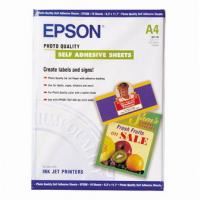 Epson Photo Quality InkJet Paper self-adhesive, foto papír, samolepicí, bílý, A4, 210x297