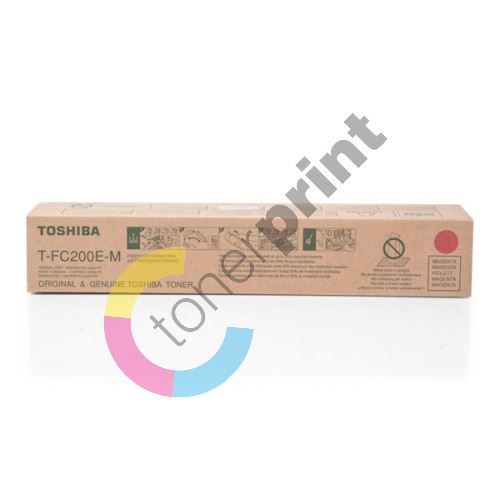 Toner Toshiba T-FC200EMG, magenta, 6AJ00000119, originál 1