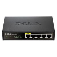 Switch D-Link DES-1005P, LAN, 10/100Mbps, 5-ti portový