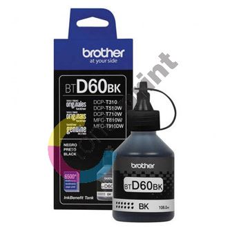 Inkoustová cartridge Brother BTD60BK, black, originál