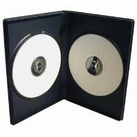 Obal, box na 2 ks DVD, černý, 14mm