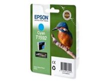 Inkoustová cartridge Epson T1592, C13T15924010, Cyan, 17 ml, Stylus Photo R2000, originál