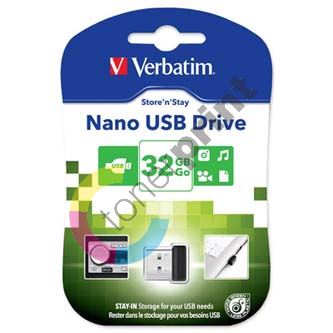 32GB Verbatim Nano Store'n'Stay, USB flash disk 2.0, 98130, černá