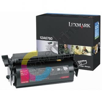 Toner Lexmark T620, T622, X620e, černá, 12A6760, originál 1