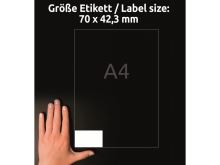 Samolepící etikety Ultragrip 70 x 42,3 mm 30 listů 6174 7 (6)