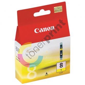 Inkoustová cartridge Canon CLI-8Y, žlutá, 13ml, originál