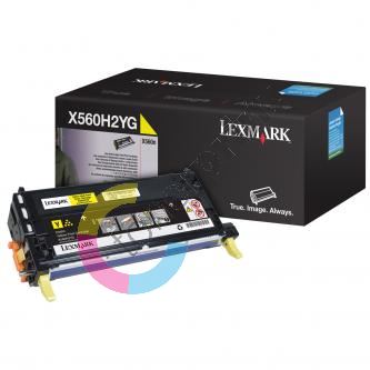 Toner Lexmark 0X560H2YG, X560N, X560dn, žlutá, originál
