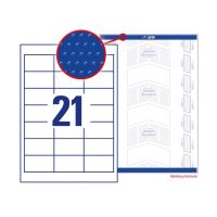 Univerzální etikety AVERY QuickPEEL, 64x36 mm 100 listů A4 - 3670 6 (5)