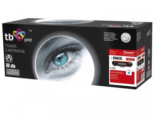 Toner kompatibilní Canon 046H, 1253C002, TB Print, azurový, LBP653Cdw/MF735Cx