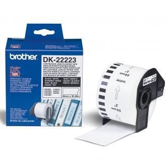 Papírová role Brother DK22223, 50mm x 30.48m, bílá, 1 ks