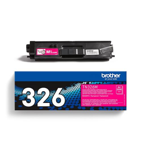 Brother originální toner TN-326M purpurový pro HL-L8350CDW, HL-L9200CDWT | 3 500 stran