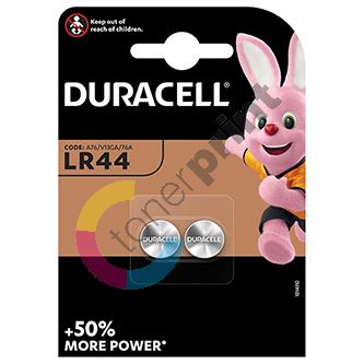 Baterie alkalická, LR44, Duracell, blistr, 2-pack, 42461