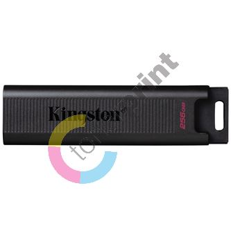 Kingston USB flash disk, USB 3.0, 256GB, DataTraveler Max, černý, DTMAX/256GB, USB C