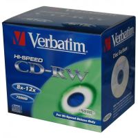 Verbatim CD-RW, DataLife PLUS, 700 MB, jewel box, 43148, 8-12x, 10-pack