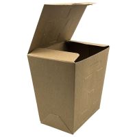 Papírová krabička na hranolky KRAFT 150g (50 ks) s tukovou bariérou, FSC Mix Papírová krabička na hranolky KRAFT 150g (50 ks) s tukovou bariérou, FSC Mix