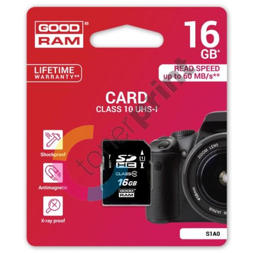 Goodram 16GB Secure Digital Card, Class 10 1