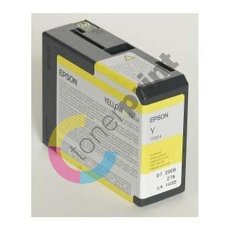 Inkoustová cartridge Epson C13T580400, Stylus Pro 3800, yellow, originál