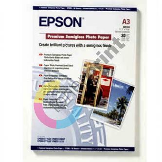 Epson Premium Semigloss Photo Paper, foto papír, pololesklý, bílý, Stylus Photo 1290, 1