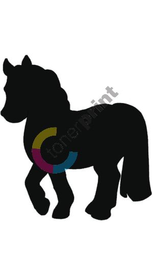 Popisovací tabule Securit Kůň, s popisovačem a lepící páskou, černá 1