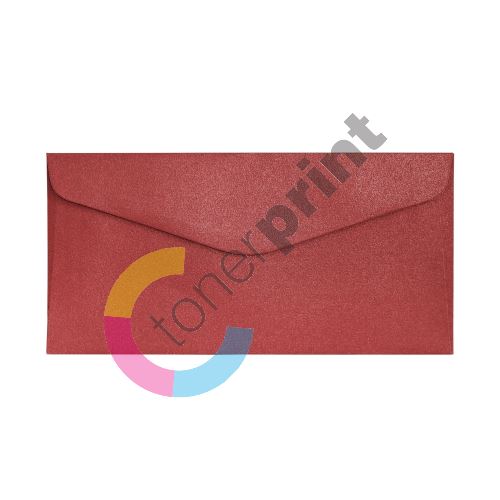 Obálky DL Pearl červená K 150g, 10ks 1