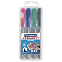 Popisovače Centropen 2846/4 Permanent | sada 4 permanentních fixů 1 mm