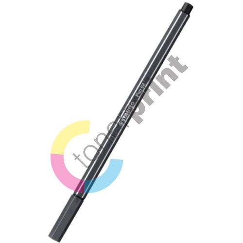 Fix Stabilo Pen 68, 1 mm, černo šedá 1