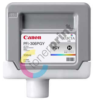 Cartridge Canon PFI-306PGY, photo grey, originál 1