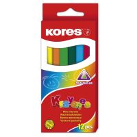 Kores Krayones, voskové pastelky trojhranné, 12 barev