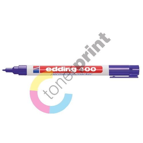 Permanentní popisovač Edding 400, fialový, 1mm 1