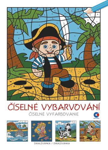Omalovánka A4, Číselné vybarvování