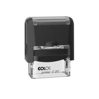 Razítko COLOP Printer C20 RC01522007, 38 × 14 mm, modrá poduška