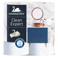 Kuchyňské papírové utěrky HARMONY Clean expert 2vr./2 role