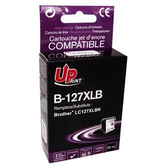 Inkoustová cartridge Brother LC-127XLBK, black, MFC-J4510DW, MFC-J4710DW, UPrint