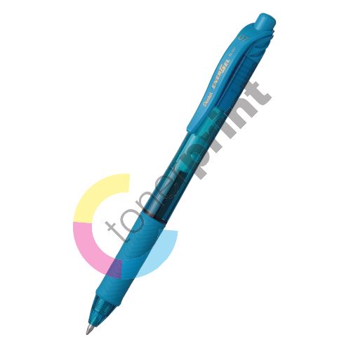 Pentel EnerGel BL107, kuličkové pero, světle modré 4