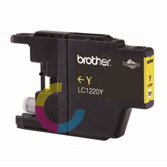 Cartridge Brother LC-1220Y, yellow, originál 1