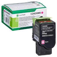 Toner Lexmark C242XM0, C2425dw, C2535dw, MC2425adw, MC2535adwe, magenta, originál Toner Lexmark C242XM0, C2425dw, C2535dw, MC2425adw, MC2535adwe, magenta, originál