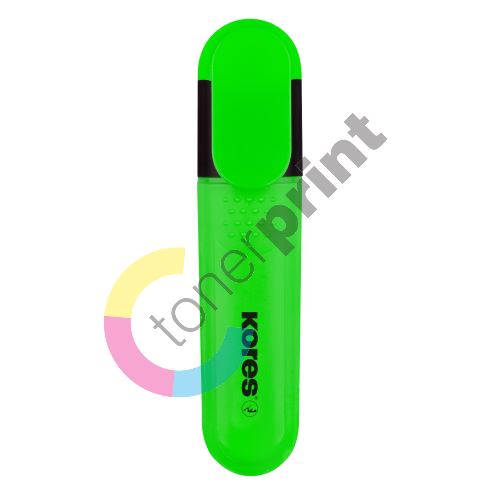 Zvýrazňovač Kores Bright Liner Plus 0,5-5mm, zelený 2