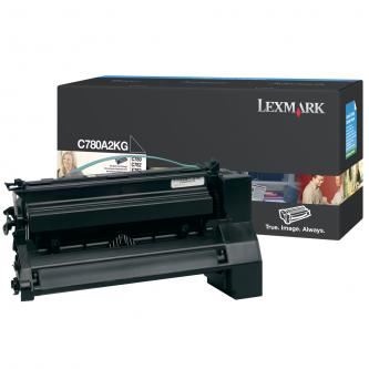 Toner Lexmark C780, C782, black, C780A2BG, originál