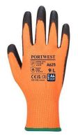 Ochranné rukavice "Cut 5", oranžová, HPPE, hi-vis podšívka, odolné proti proříznutí, M Ochranné rukavice "Cut 5", oranžová, HPPE, hi-vis podšívka, odolné proti proříznutí, M